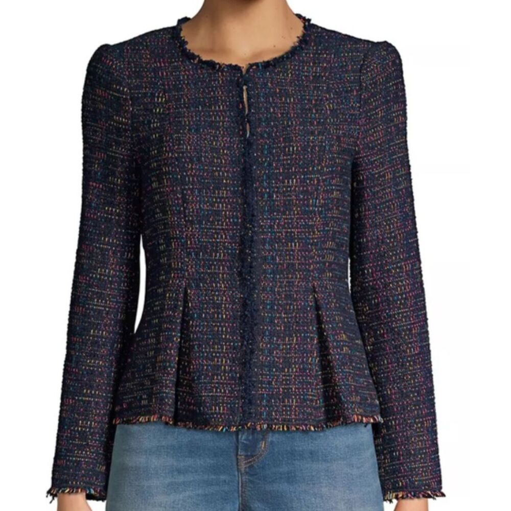 Rebecca Taylor Rainbow Tweed Jacket